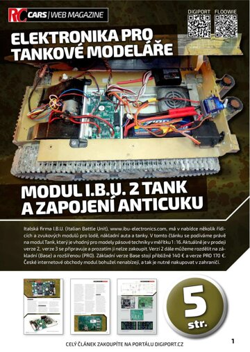 Obálka e-magazínu Modul I.B.U. 2 Tank a zapojení anticuku
