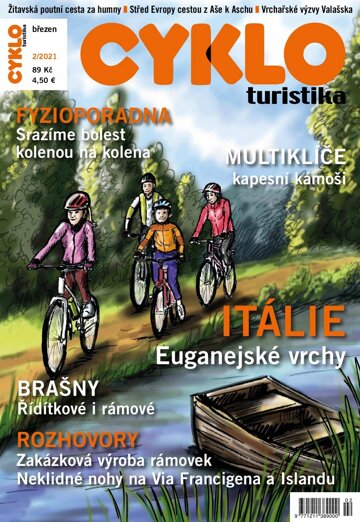Obálka e-magazínu Cykloturistika 2/2021