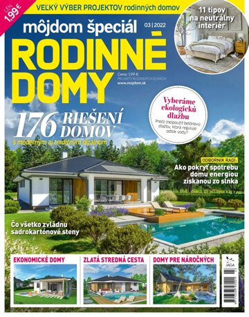 Obálka e-magazínu Môj dom špeciál 3/2022