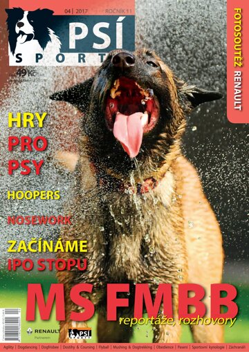 Obálka e-magazínu Psí sporty 4/2017