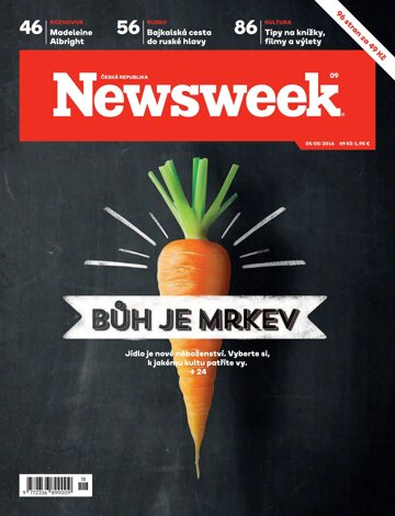 Obálka e-magazínu Newsweek CZ 9/2016