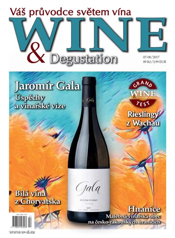 Obálka e-magazínu Wine and Degustation 7-8/2017