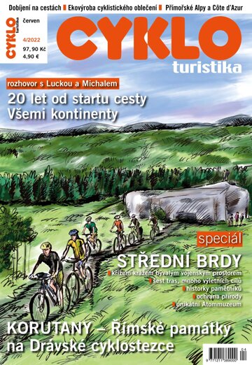 Obálka e-magazínu Cykloturistika 4/2022
