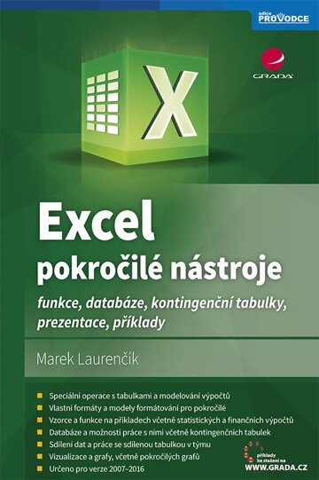 Obálka knihy Excel - pokročilé nástroje