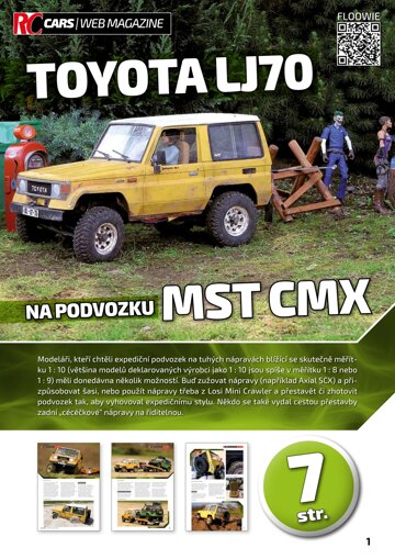 Obálka e-magazínu TOYOTA LJ70 NA PODVOZKU MST CMX