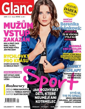 Obálka e-magazínu Glanc 9/2018
