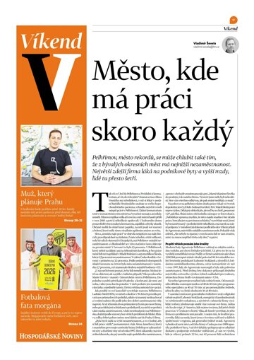 Obálka e-magazínu Hospodářské noviny - příloha Víkend 174 - 8.9.2023 Víkend