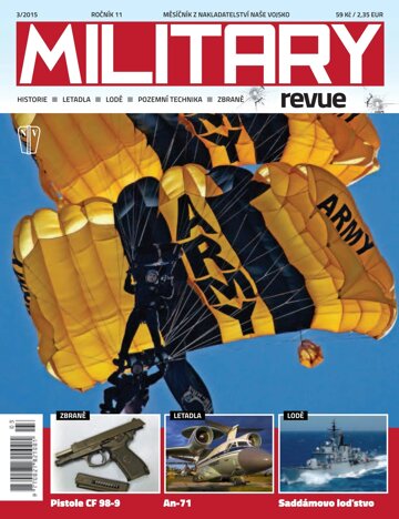 Obálka e-magazínu Military revue 3/2015