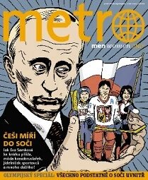 Obálka e-magazínu MEN ONLY METRO - 7.2.2014