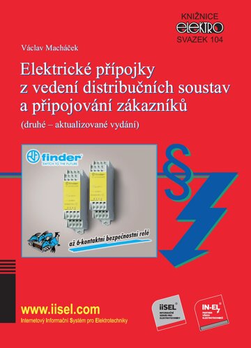 Obálka knihy Elektrické přípojky z vedení distribučních soustav a připojování zákazníků