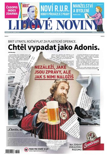 Obálka e-magazínu Lidové noviny 24.4.2017