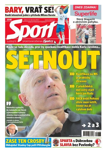 Obálka e-magazínu Sport 13.6.2017