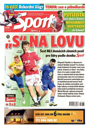 Obálka e-magazínu Sport 29.11.2023