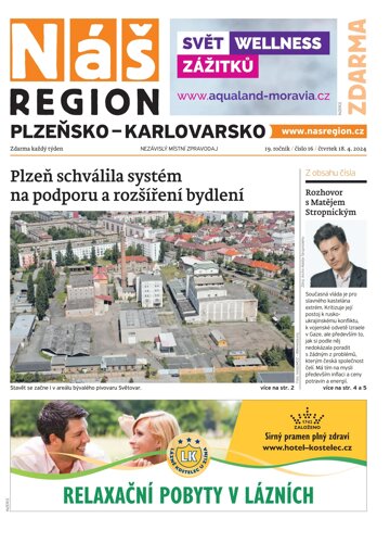 Obálka e-magazínu Náš Region - Karlovarsko 16/2024
