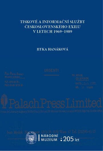 Obálka knihy Tiskové a informační služby československého exilu v letech 1959-1989