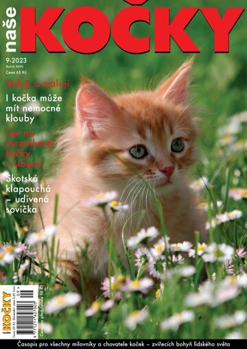 Obálka e-magazínu Naše kočky 9/2023