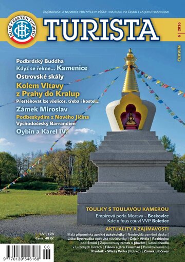 Obálka e-magazínu Časopis TURISTA 6/2016