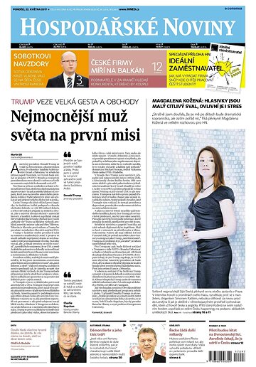 Obálka e-magazínu Hospodářské noviny 097 - 22.5.2017