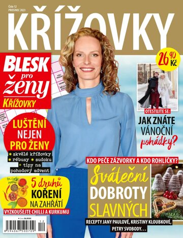 Obálka e-magazínu Blesk pro ženy Křížovky 12/2023