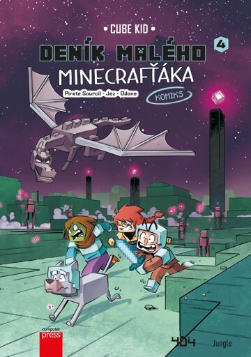 Obálka knihy Deník malého Minecrafťáka: komiks 4