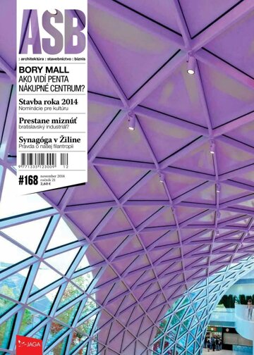 Obálka e-magazínu ASB Architektúra Stavebníctvo Biznis 12.11.2014