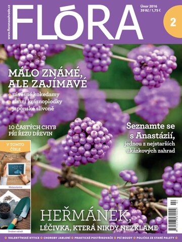 Obálka e-magazínu Flóra 2/2016