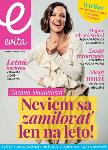 Obálka e-magazínu EVITA magazín 8/2016