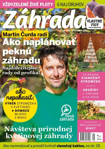 Obálka e-magazínu Záhrada 2018 09