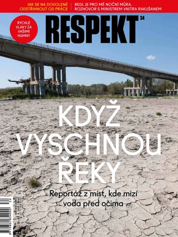Obálka e-magazínu Respekt 34/2022