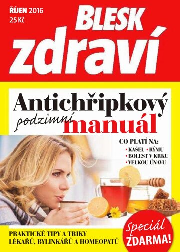 Obálka e-magazínu Příloha Blesku Zdraví - 9/2016