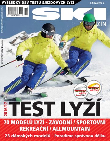 Obálka e-magazínu DSV ski TEST 2016/17