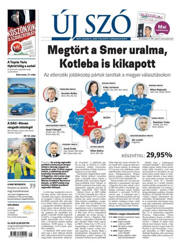 Obálka e-magazínu Új Szó 6.11.2017