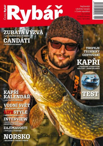 Obálka e-magazínu Český rybář 6/2020