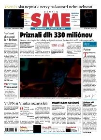 Obálka e-magazínu SME 15.11.2013