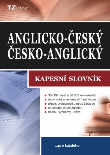 Obálka knihy Anglicko-český / česko-anglický kapesní slovník