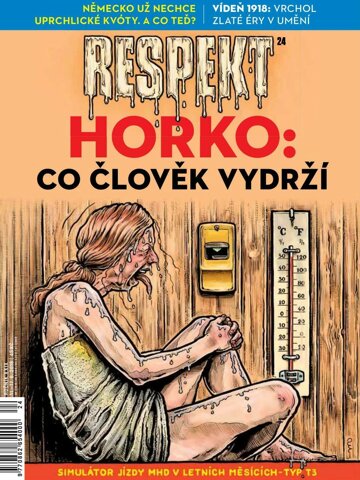 Obálka e-magazínu Respekt 24/2018