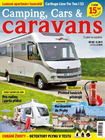 Obálka e-magazínu Camping, Cars & Caravans 5/2020