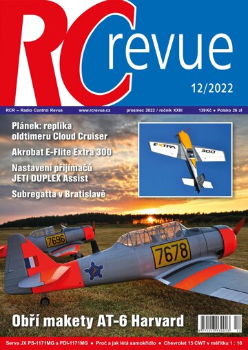 Obálka e-magazínu RC revue 12/2022
