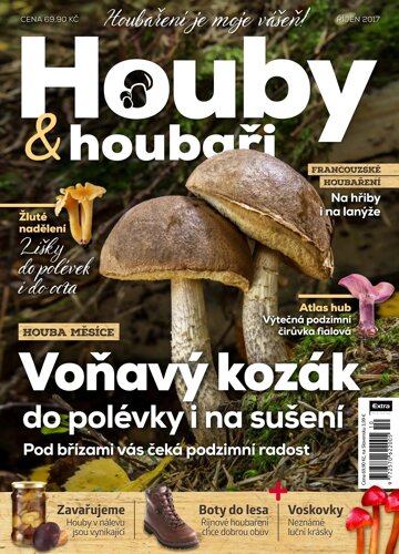 Obálka e-magazínu Houby a houbaři 10/2017