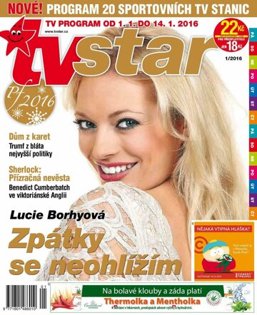Obálka e-magazínu TV Star 1/2016