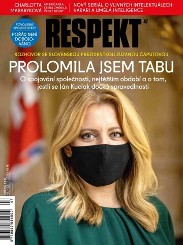Obálka e-magazínu Respekt 47/2020