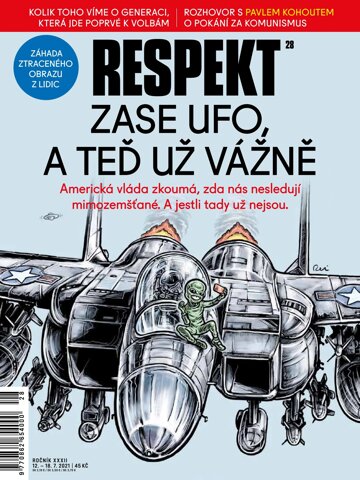 Obálka e-magazínu Respekt 28/2021