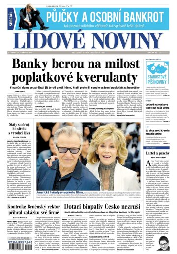 Obálka e-magazínu Lidové noviny 21.5.2015