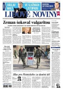 Obálka e-magazínu Lidové noviny 3.11.2014