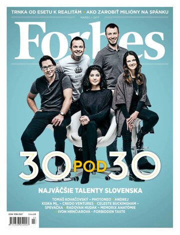 Obálka e-magazínu Forbes SK 3/2017