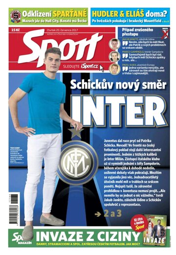 Obálka e-magazínu Sport 20.7.2017
