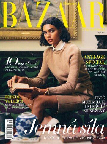 Obálka e-magazínu Harper’s Bazaar 10/2020