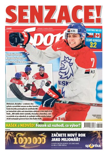 Obálka e-magazínu Sport 3.1.2024