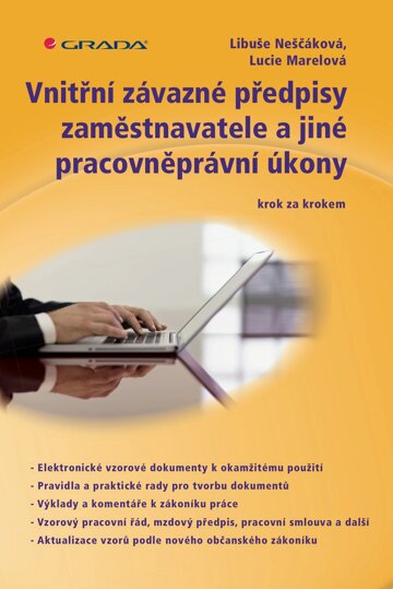 Obálka knihy Vnitřní závazné předpisy zaměstnavatele a jiné pracovněprávní úkony