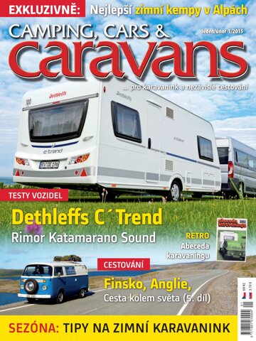 Obálka e-magazínu Camping, Cars & Caravans 1/2015